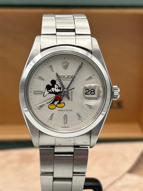 rolex topolino ebay|Rolex Oysterdate Precision ref. 6694 Mickey Mouse Topolino ‘70 .